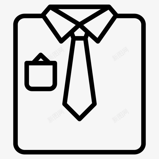 衬衫布料办公室svg_新图网 https://ixintu.com 衬衫 布料 办公室 领带 服装 创业 企业 标志