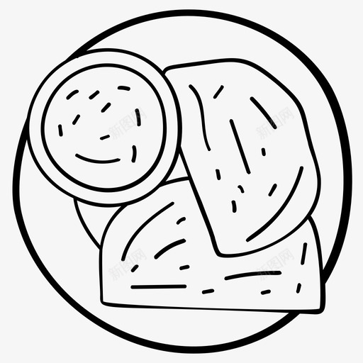 玉米饼玉米卷食物svg_新图网 https://ixintu.com 玉米饼 玉米 食物 皮塔 面包 零食 墨西哥 俄罗斯 中国 食品 矢量
