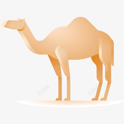 骆驼动物98彩色svg_新图网 https://ixintu.com 骆驼 动物 彩色