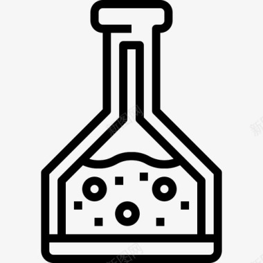 化学教育埃伦迈耶烧瓶图标