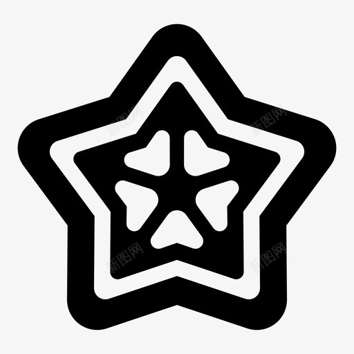 星星花花朵形状svg_新图网 https://ixintu.com 星星 花朵 形状 象征