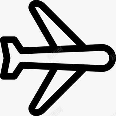 飞机163机场直线图标