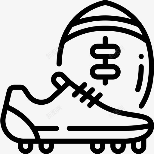 球鞋美式足球67直线型svg_新图网 https://ixintu.com 球鞋 美式 足球 直线 线型