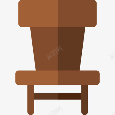 椅子家用器具32扁平图标