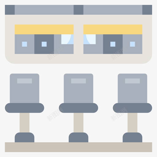 座位火车站33平的svg_新图网 https://ixintu.com 座位 火车站 平的