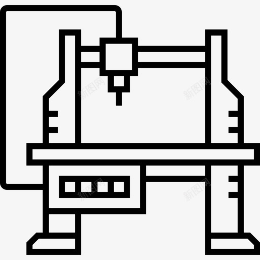 3d打印机工业过程47线性svg_新图网 https://ixintu.com 3d 打印机 工业 过程 线性