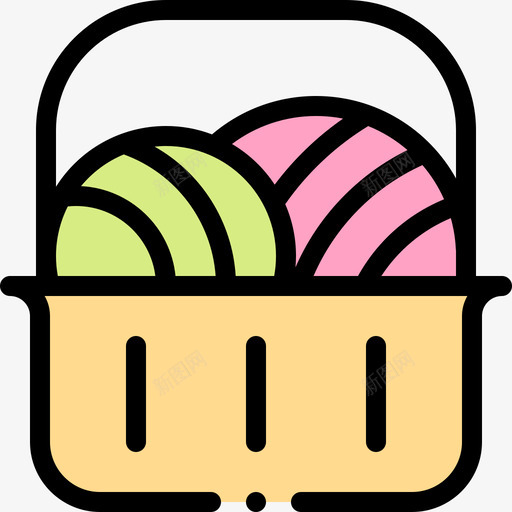 羊毛针织品13线性颜色svg_新图网 https://ixintu.com 羊毛 针织品 线性 颜色