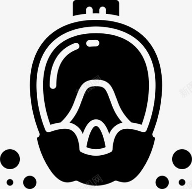 面罩潜水43填充图标