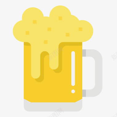 啤酒87号酒吧淡啤酒图标