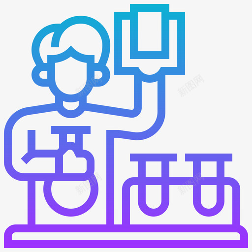 科学家科学148梯度svg_新图网 https://ixintu.com 科学家 科学 梯度