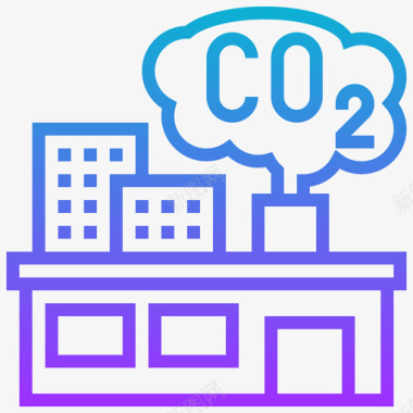 二氧化碳核元素1梯度图标