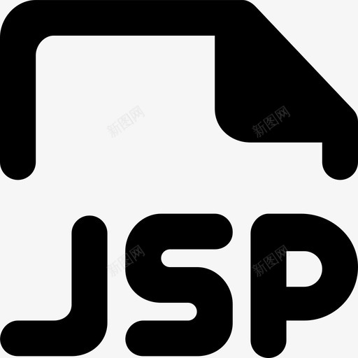 jsp文件文件扩展名文件格式svg_新图网 https://ixintu.com 文件 jsp 扩展名 格式 常规 图标