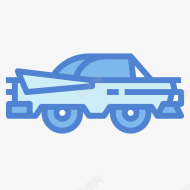 经典车5号车蓝色图标