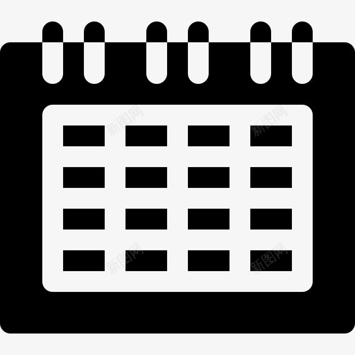 日历共享16已填充svg_新图网 https://ixintu.com 日历 共享 填充