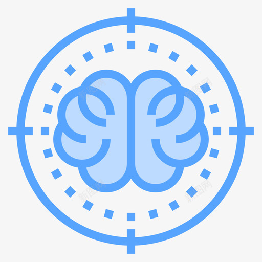 目标大脑概念10蓝色svg_新图网 https://ixintu.com 目标 大脑 概念 蓝色