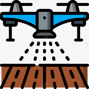 雄蜂农业71线性颜色图标