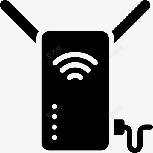 Wifi无线3填充svg_新图网 https://ixintu.com Wifi 无线 填充