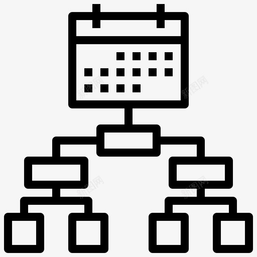 计划业务分析6线性svg_新图网 https://ixintu.com 计划 业务 分析 线性