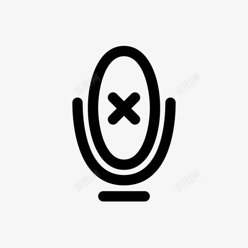 麦克风禁用线路媒体svg_新图网 https://ixintu.com 麦克风 禁用 线路 媒体 静音 人声 语音 用户界面
