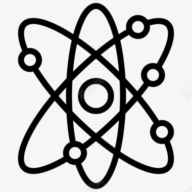 原子核元素2线状图标
