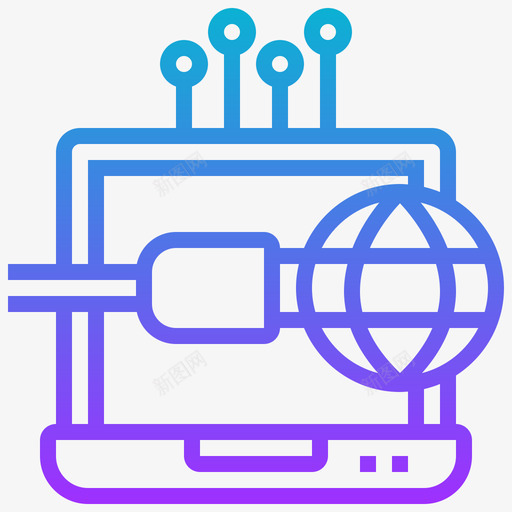互联网数字游牧民9梯度svg_新图网 https://ixintu.com 互联网 数字 游牧民 梯度