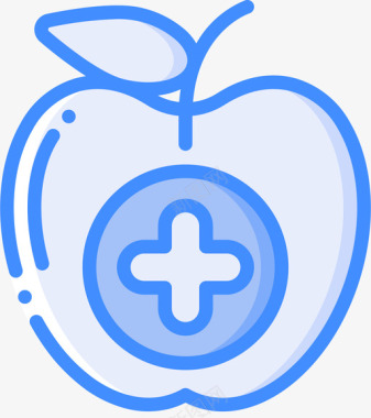 苹果减肥健身5蓝色图标