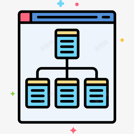 Ux设计计算机编程线颜色svg_新图网 https://ixintu.com Ux 设计 计算机 编程 颜色