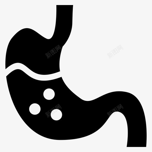 胃身体疾病svg_新图网 https://ixintu.com 身体 疾病 健康 医疗 胃痛