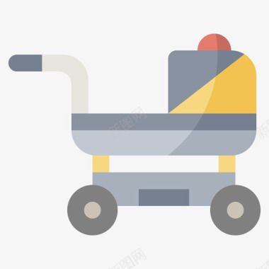 婴儿推车玩具30扁平图标