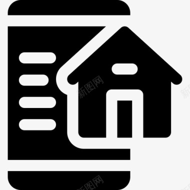 家庭自动化房地产262填充图标