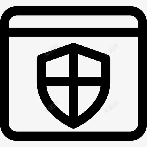 防御性web应用程序登录页线性svg_新图网 https://ixintu.com 防御性 web 应用程序 登录 线性
