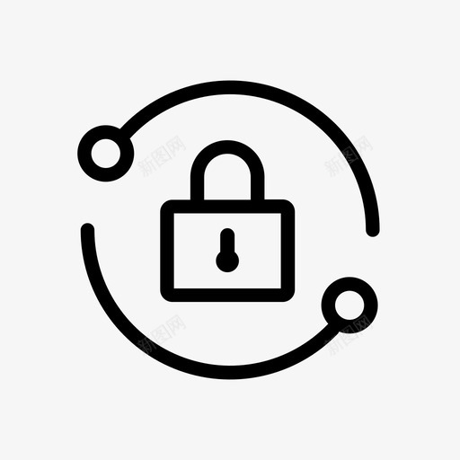 锁定安全数字金融svg_新图网 https://ixintu.com 安全 锁定 数字 金融