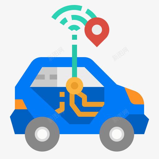 智能车物联网143平板svg_新图网 https://ixintu.com 智能 联网 平板