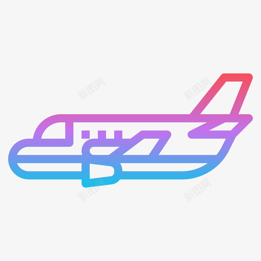 飞机运输213梯度svg_新图网 https://ixintu.com 飞机 运输 梯度