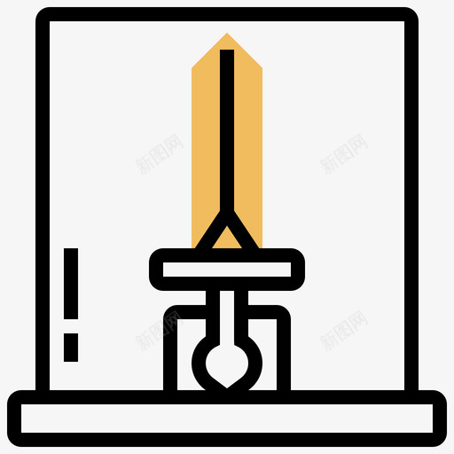 剑博物馆126黄影svg_新图网 https://ixintu.com 博物馆 黄影