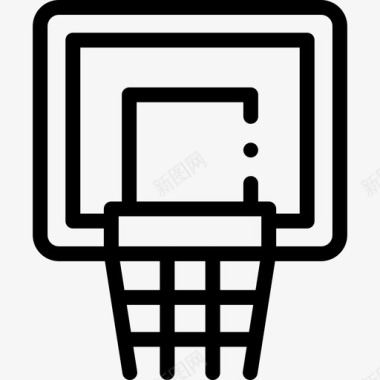 篮球运动训练3直线型图标