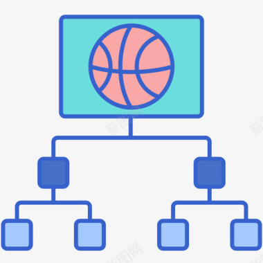 锦标赛篮球59线颜色图标