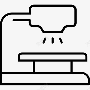 伦琴透视医学图标
