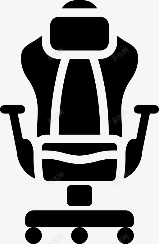 椅子竞技游戏3填充svg_新图网 https://ixintu.com 椅子 竞技游戏 填充