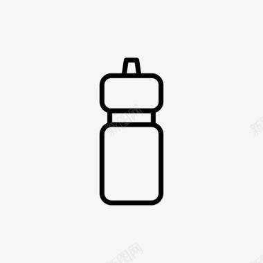 瓶子饮料山地车图标