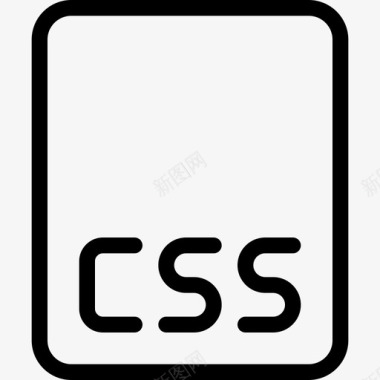 Css文件web应用程序编码文件3线性图标