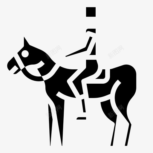 骑马动物人svg_新图网 https://ixintu.com 骑马 动物 运动 主题公园 雕文