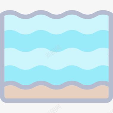 海洋自然136线性颜色图标