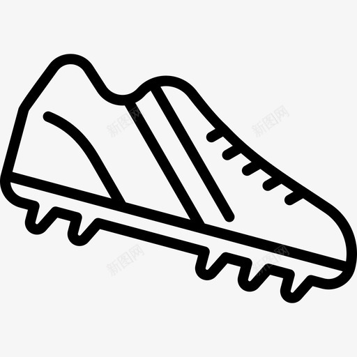 鞋钉足球98直线型svg_新图网 https://ixintu.com 鞋钉 足球 直线 线型