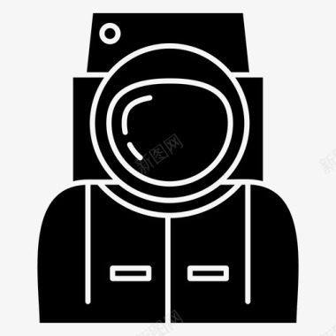 宇航服宇航员头盔图标