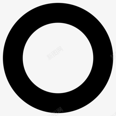 圆半径环图标