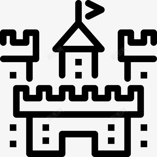 城堡童话幻想svg_新图网 https://ixintu.com 童话 城堡 幻想 王国 故事 大纲