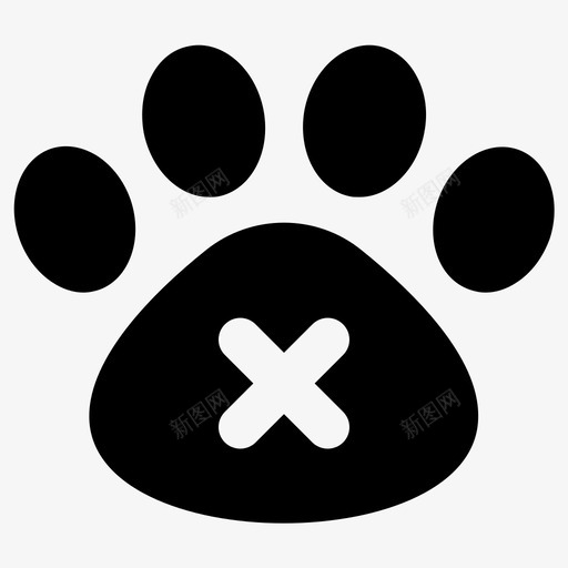 禁止宠物禁止动物禁止狗svg_新图网 https://ixintu.com 禁止 宠物 动物