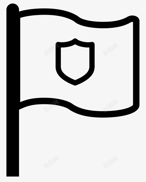 盾旗旗帜颜色svg_新图网 https://ixintu.com 盾旗 旗帜 颜色 保险箱 安全