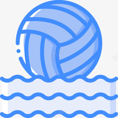 水球夏季运动会2蓝色图标